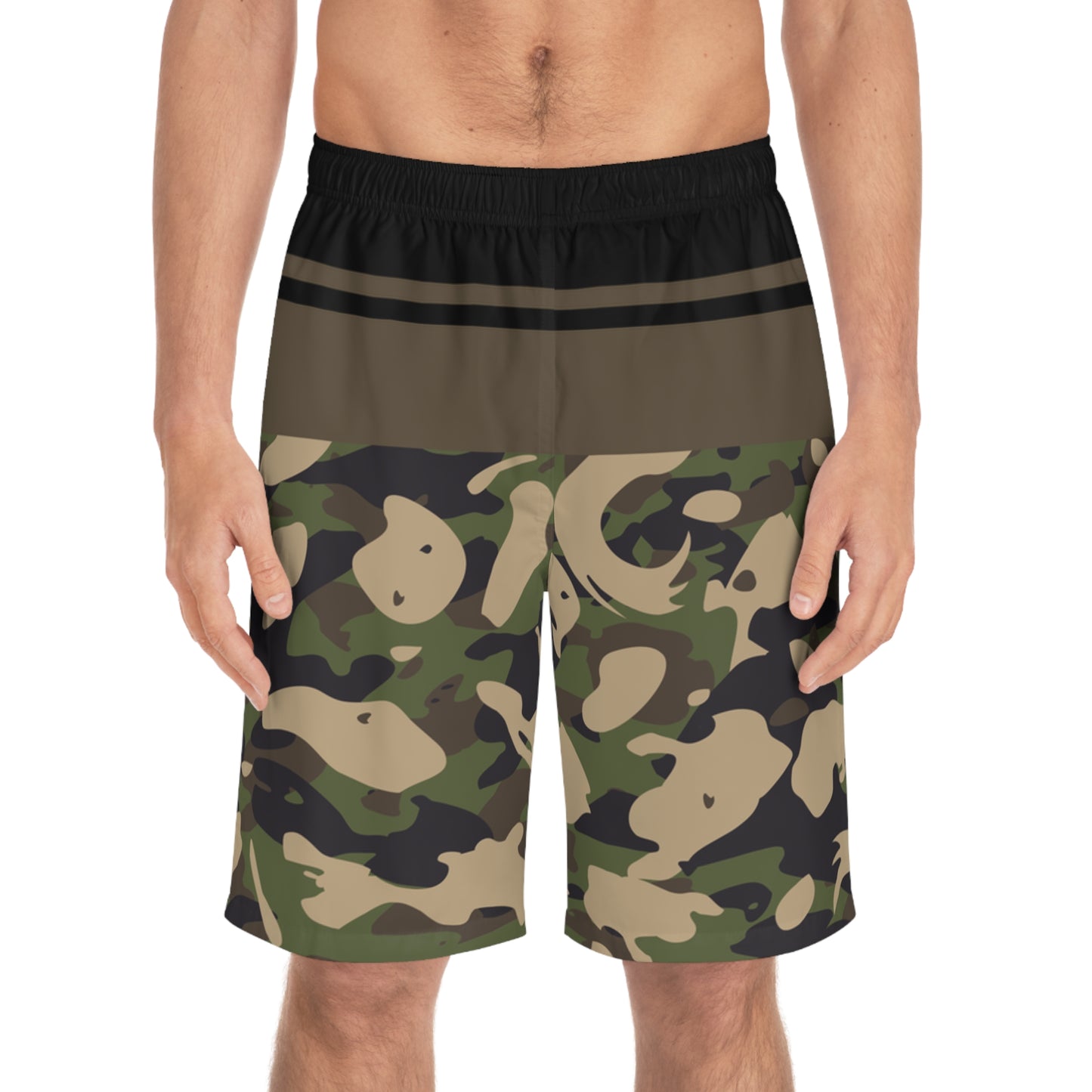 Men's Camouflage Board Shorts for Summer Adventures